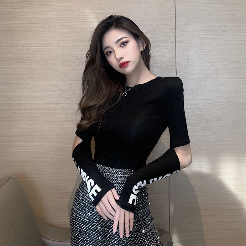 酷女孩穿搭酒吧蹦迪爵士跳舞蹈辣妹女团短款上衣服酷风格帅气女装