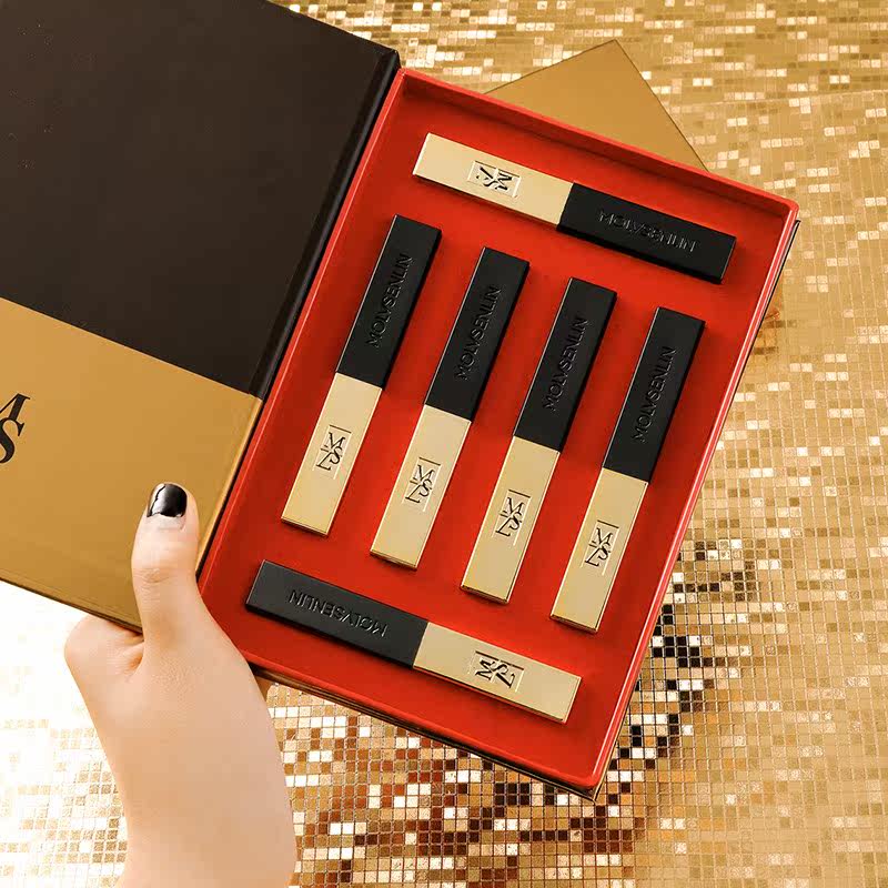 一折tf口红套盒盒子_小金条口红套装礼盒平价独角兽的眼泪tf女学生款