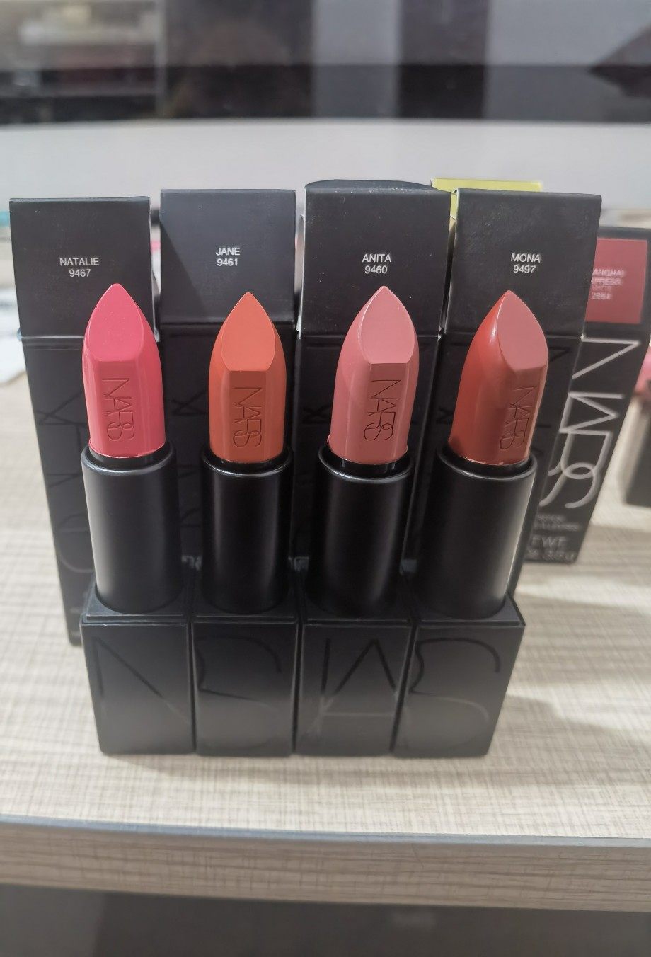 8nars纳斯口红试色小样gipsy吉普赛mona jane上海快车964摩洛哥967已