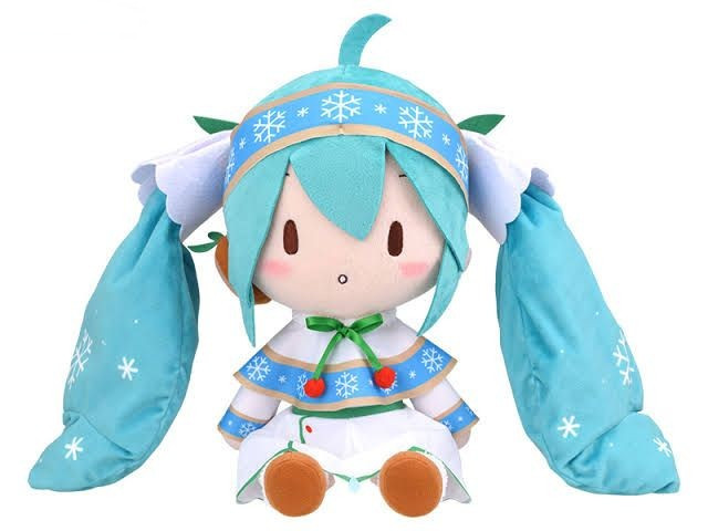 鸟居屋 现货 世嘉正版 sega 2015 雪初音fufu 毛绒玩偶