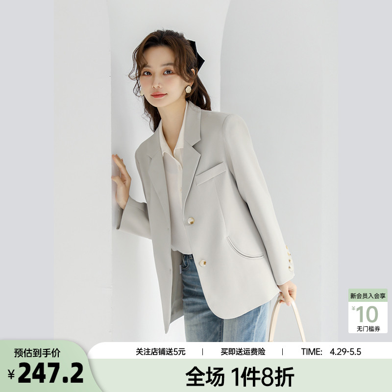 奈格薇儿小个子西装外套女2024新