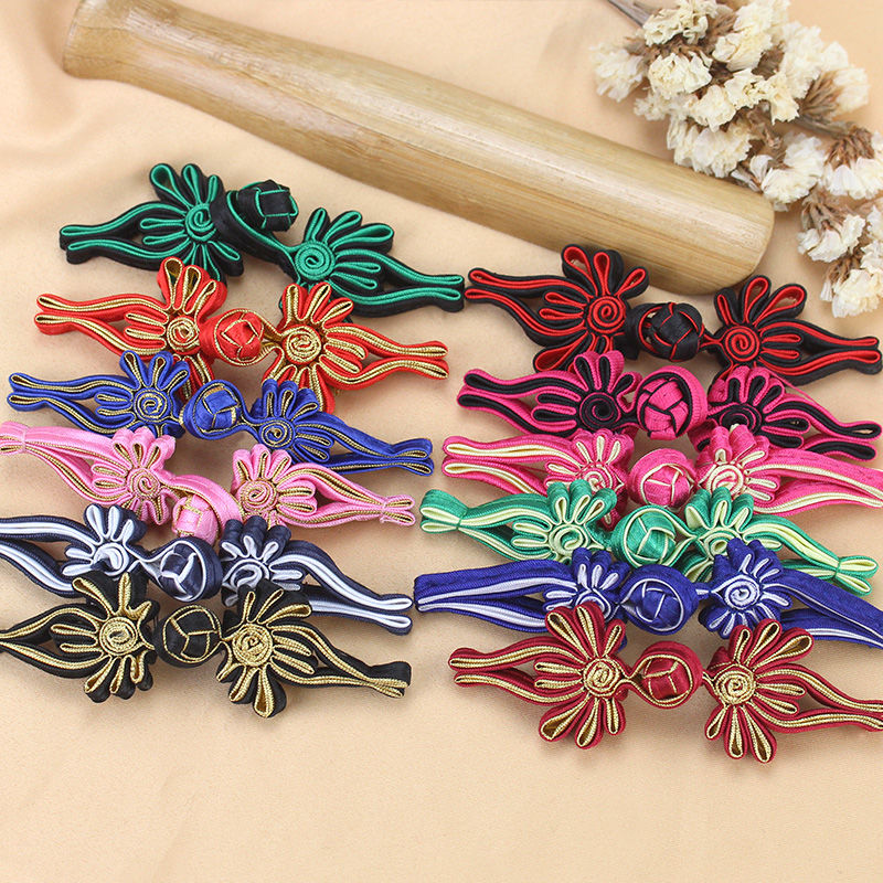 盘扣扣子布双鱼手工编织布扣女民族风衣服唐装中式复古旗袍纽扣