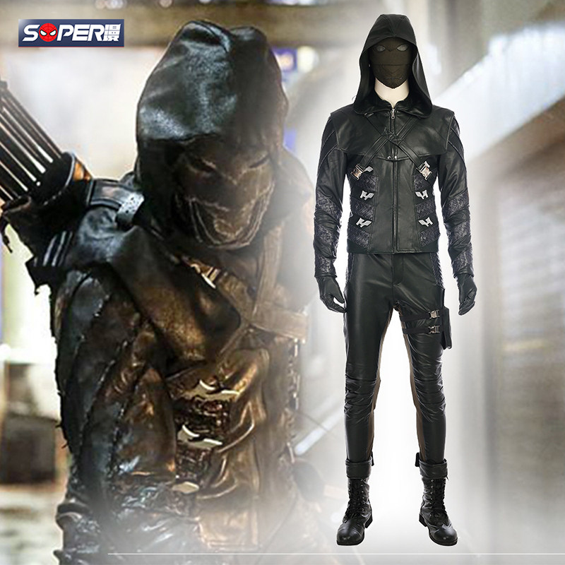 super漫dc剧绿箭侠5cos服装普罗米修斯反派arrowseason cosplay服