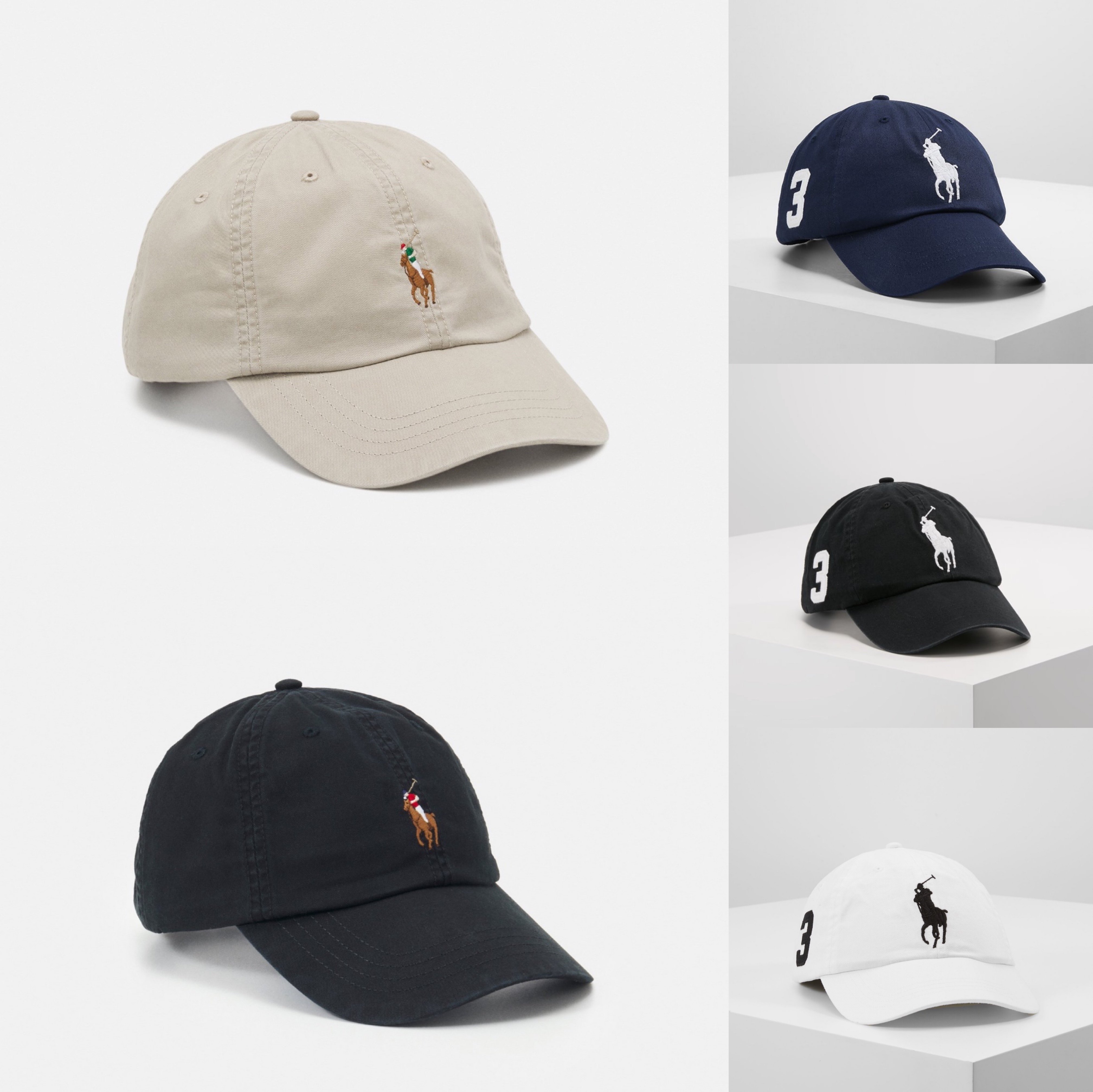代购 polo ralph lauren 拉夫劳伦正品小马标皮扣刺绣遮阳棒球帽