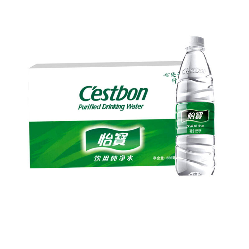 5淘宝新品怡宝矿泉水555ml*24瓶/整箱 怡宝纯净水矿泉水饮用水企业
