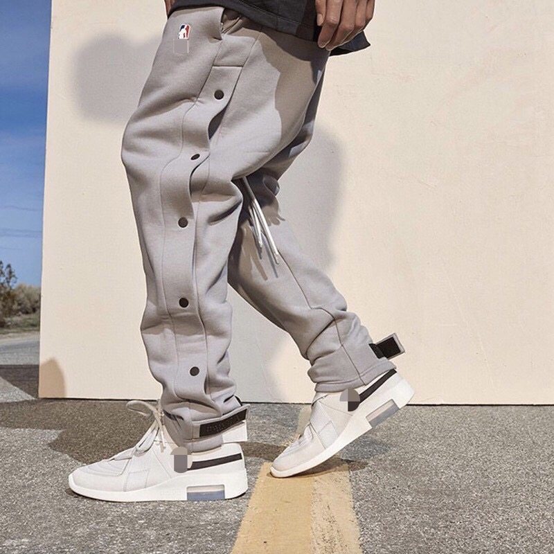 fog正确版fear of god nba air三方联名排扣魔术贴运动休闲长裤男
