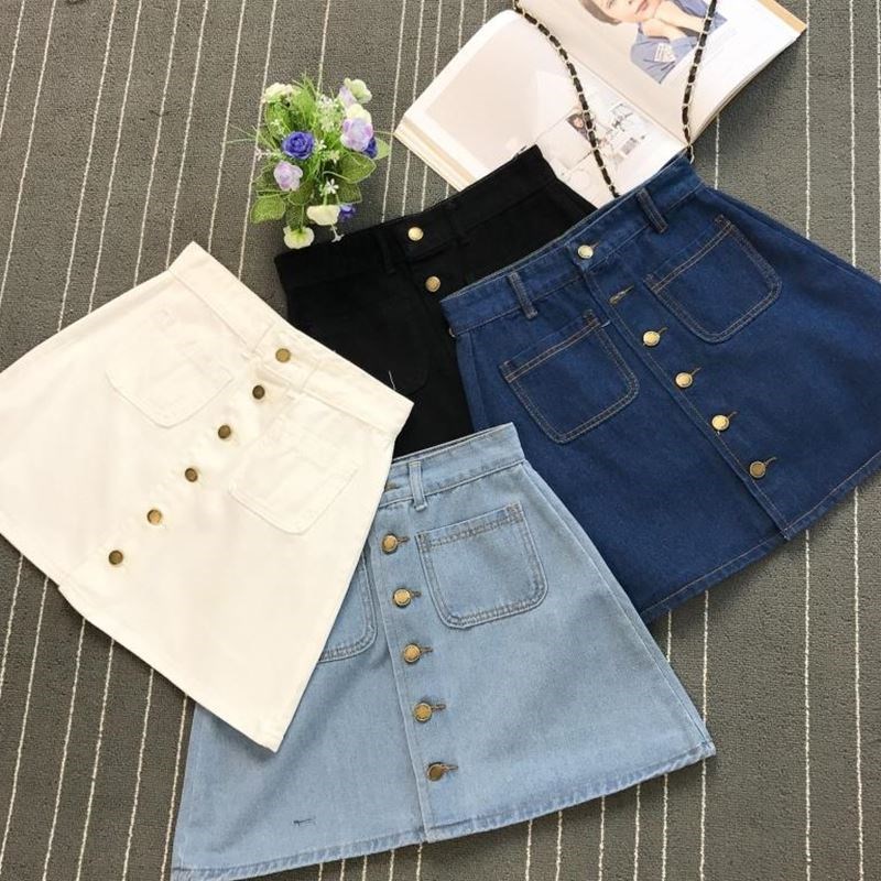 2018 Summer Women Mini Skirts High Waist A-Line Skirt ladies在类目 女装/女士精品, 半身裙中 - 来自Buy2taobao.com提供专业的淘宝代购服务