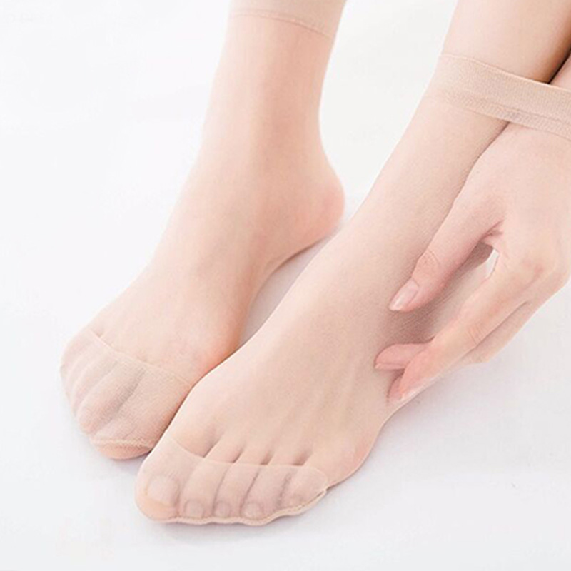 天鹅绒短丝袜夏季黑肉色薄款防勾丝袜子女钢丝袜女士水晶丝袜——teo