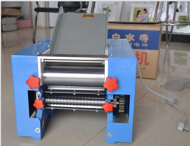 面馆用白水寺有不锈钢铜线大电机 小型商用电动压面条机200型揉面