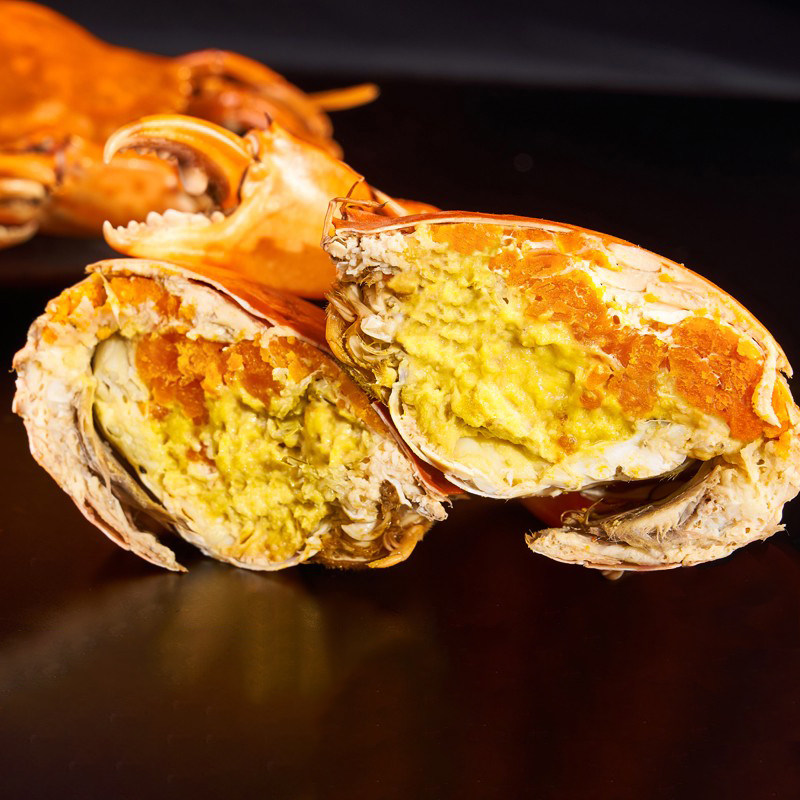 正宗黄油蟹大母蟹野生特大鲜活红鲟