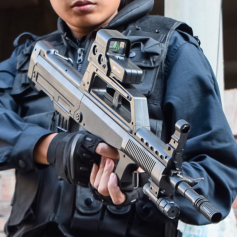 0领取35元券 省10元 乐辉aug 尼龙下供弹维克托电动连发儿童水弹枪