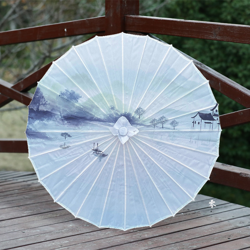 油纸伞古风道具雨伞淡雅水墨风舞蹈伞汉服伞古装伞吊顶装饰伞古典