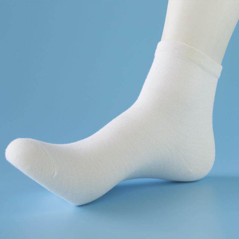 全棉女袜100%纯棉 中筒 秋冬款_女袜子100%纯棉女