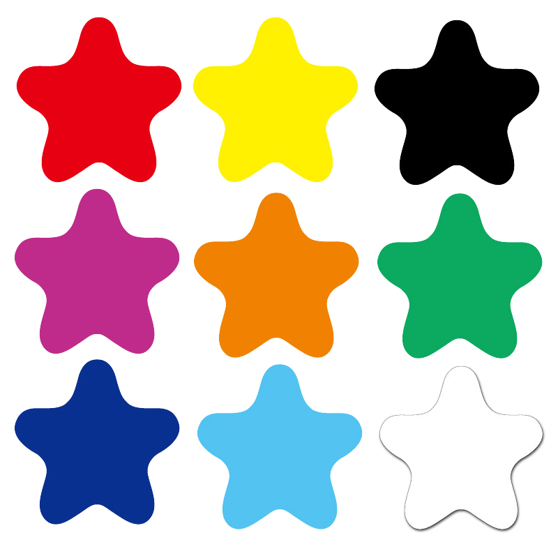 彩色星星磁性贴自律表鼓励表扬记录磁贴软白板黑板磁贴磁性冰箱贴