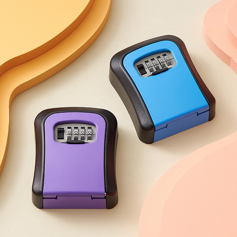 装修钥匙密码盒门口猫眼工地防盗门上密码锁钥匙盒密码盒子装钥匙