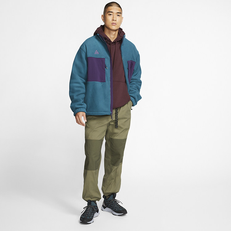 特价耐克抓绒外套男_nike/耐克 acg 男子户外休闲摇粒绒 拉链外套 bq