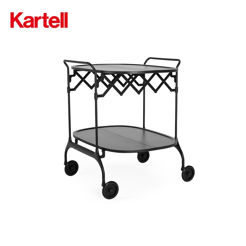 哲欣灯饰Kartell 意大利进口GASTONE餐车餐边柜简约折叠小推车