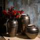景德镇陶瓷落地花瓶摆件家居装饰品中式客厅花盆瓷器插花陶罐粗陶