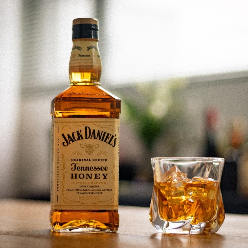 美国进口jackdaniels杰克丹尼蜂蜜威士忌力娇酒配制酒洋酒700ml