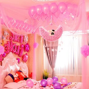 拉花婚庆用品拉花婚礼婚房浪漫装饰品布置结婚新房客厅韩式卧室拉花