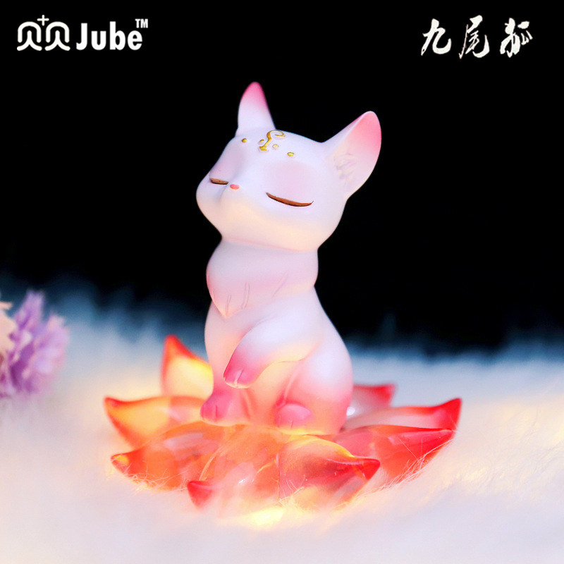 九尾狐盲盒女孩2022网红新款官方正品古风情人节礼物摆件忙和玩具