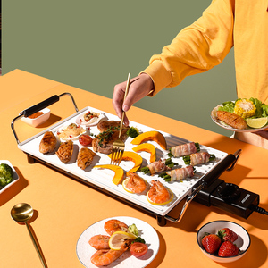 爱仕达电烤盘烤肉盘室内电烤炉不粘烤肉锅烤肉机无烟家用烧烤炉