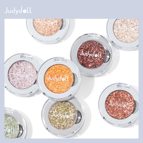 Judydoll橘朵金葱钻石闪亮片扣盘磁铁单色眼影蹦迪舞台妆L101 105