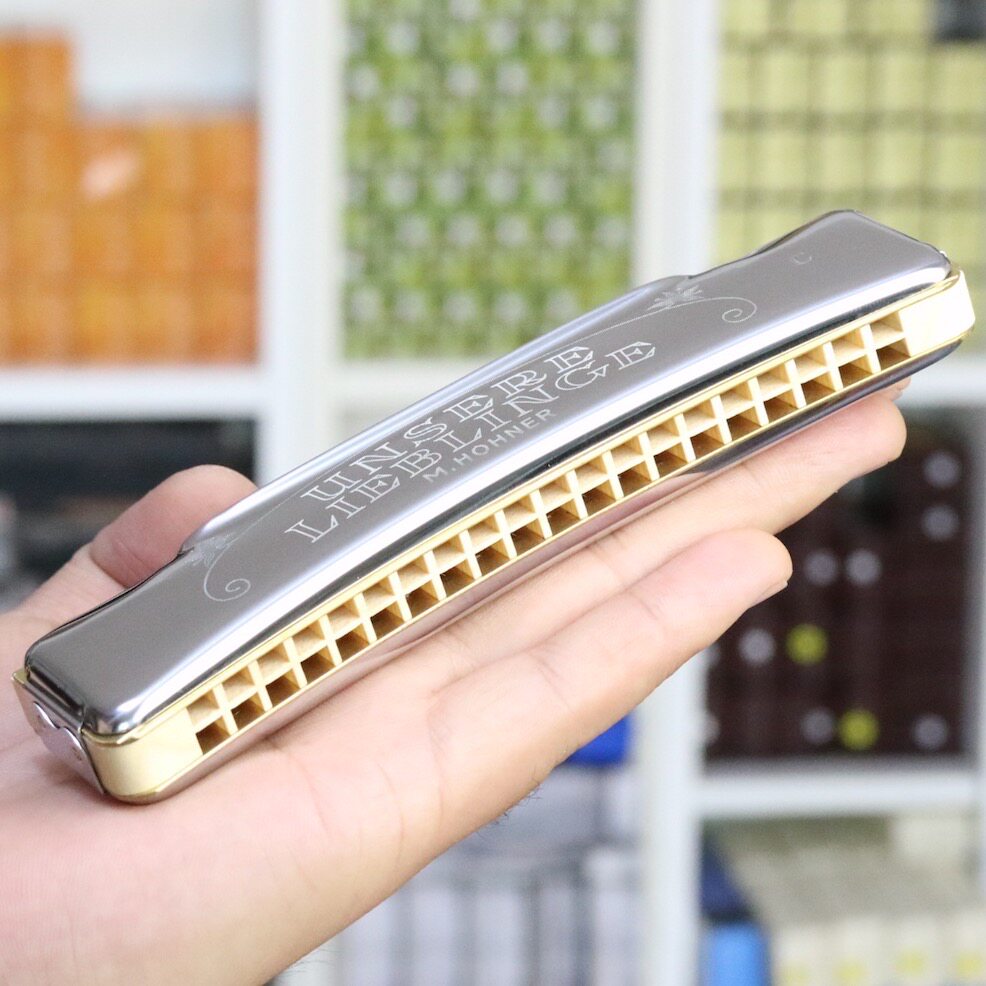 德国和莱hohner lieblinge 40/48 重音口琴演奏成人初学者专业