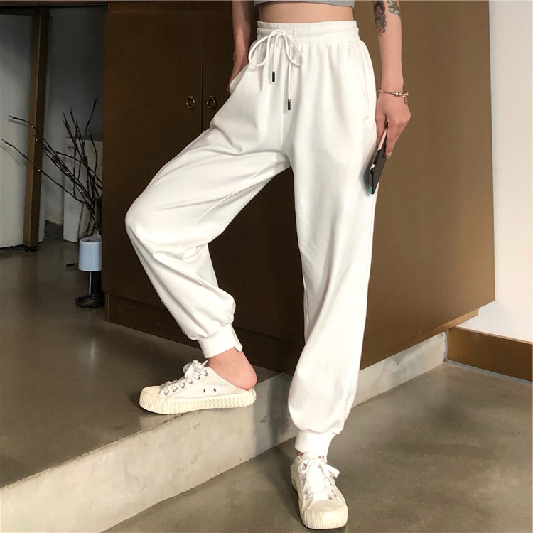 Pants autumn winter 2019 new pattern Ankle banded pants Easy Paige Casual pants white trousers BF Haren pants ins tidein the Women's clothing/Boutique , Pants , Casual pants category - from Buy2taobao.com to provide professional Taobao agent buy service