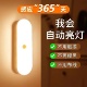 人体自动感应灯小夜灯卧室床头充电人来即亮厕所楼梯夜灯睡眠夜间