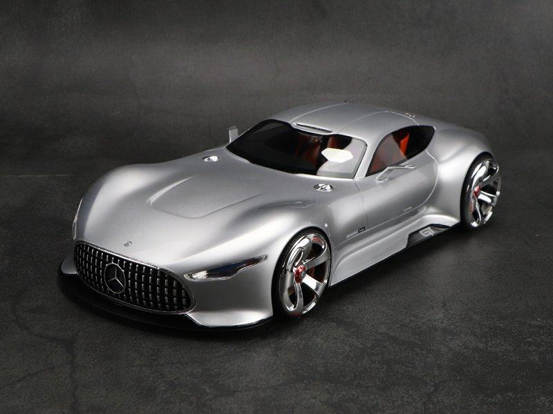 精品正义联盟奔驰amgvisiongt概念超跑树脂火车