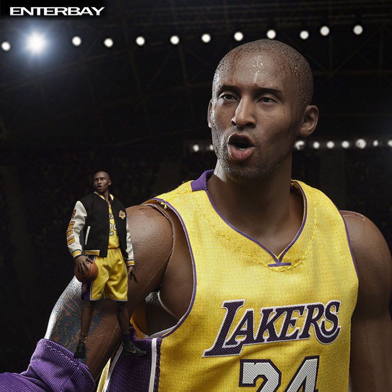 enterbay&nbsp;1/6 最后的黑曼巴 eb科比手办 nba布莱恩特 双头雕兵人