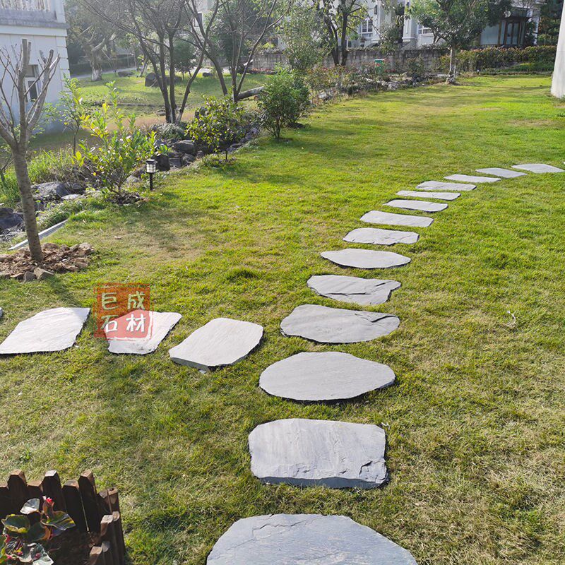 特价户外地面砖_青石板踏步石花园草坪汀步石庭院垫脚石园林地面砖