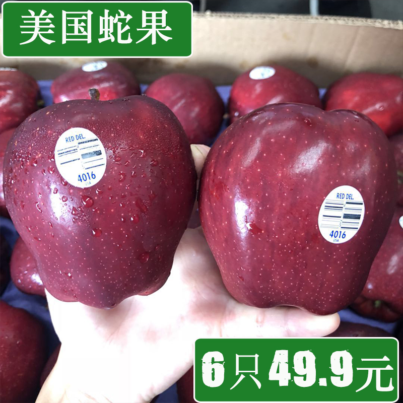 锦味源 现货 美国华盛顿红地厘蛇果6个大果 新鲜苹果多省包邮在类目 水产肉类/新鲜蔬果/熟食, 新鲜水果, 苹果中 - 来自Buy2taobao.com提供专业的淘宝代购服务