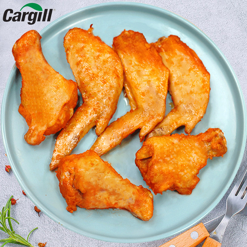 嘉吉鸡翅奥尔良对翅蜜汁烤翅半成品辣翅翅中新鲜冷冻鸡全翅