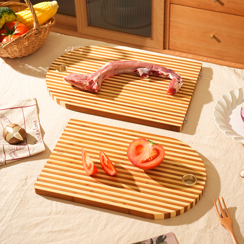 舍里高颜值菜板家用食品级切菜粘板厨房面板水果案板双面楠竹砧板