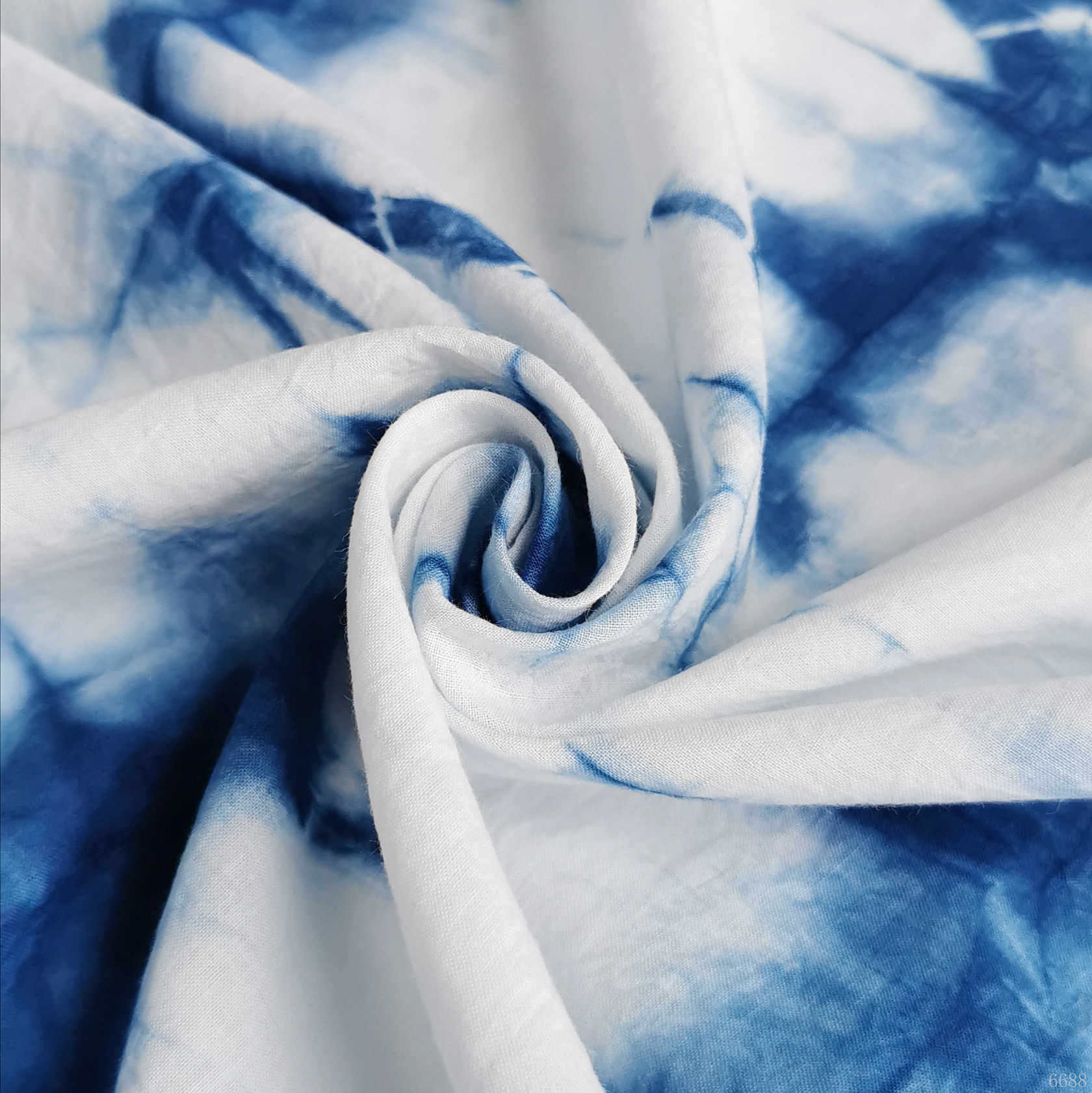 二三三米植物草木蓝染手工扎染纯棉棉布新款手巾