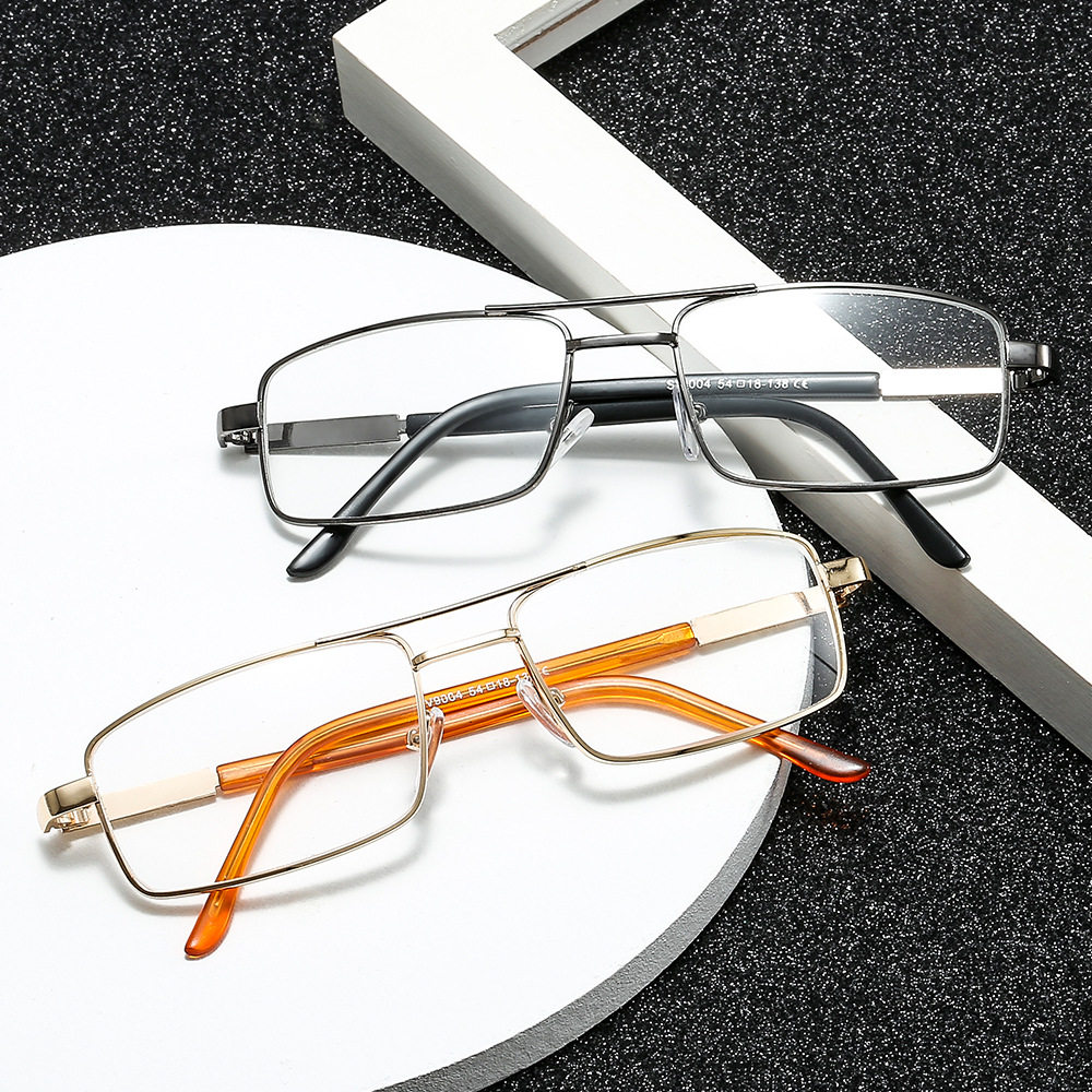 老花镜新款时尚高档大框方框高清镜片男女同款正品老人老光眼镜