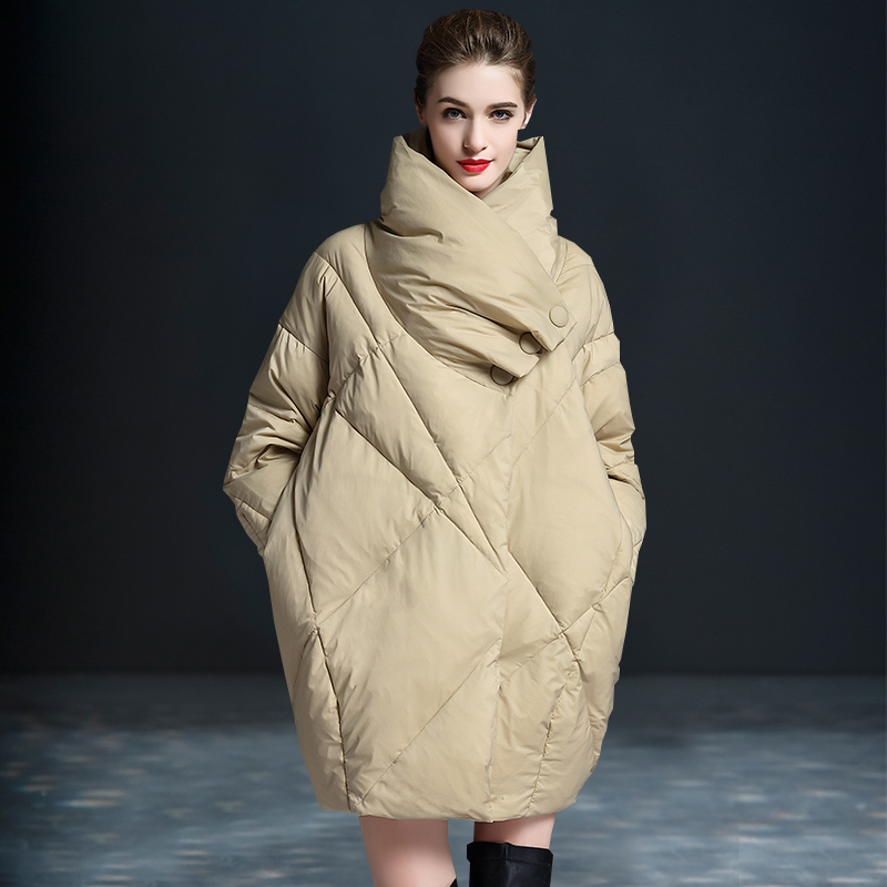 高端羽绒服女大牌时尚加厚中长