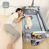 babyboat嬰兒床拼接大床多功能可折疊新生兒bb床便攜式寶寶搖籃床 babyboat嬰兒床拼接大床多功能可折疊新生兒bb床便攜式寶寶搖籃床
