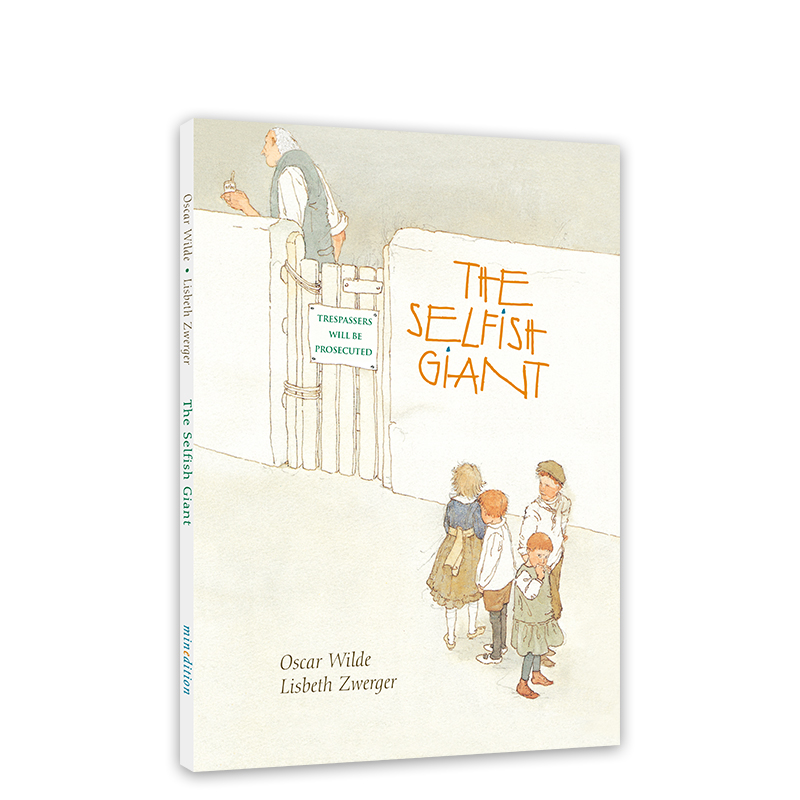 巨人的花园 The Selfish Giant 生动诠释了关于慷慨关于与他人分享的精美而经典的童话故事绘本。精装 外版