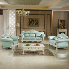 美式沙发新古典实木沙发欧式客厅大小户型真皮沙发转角组合家具