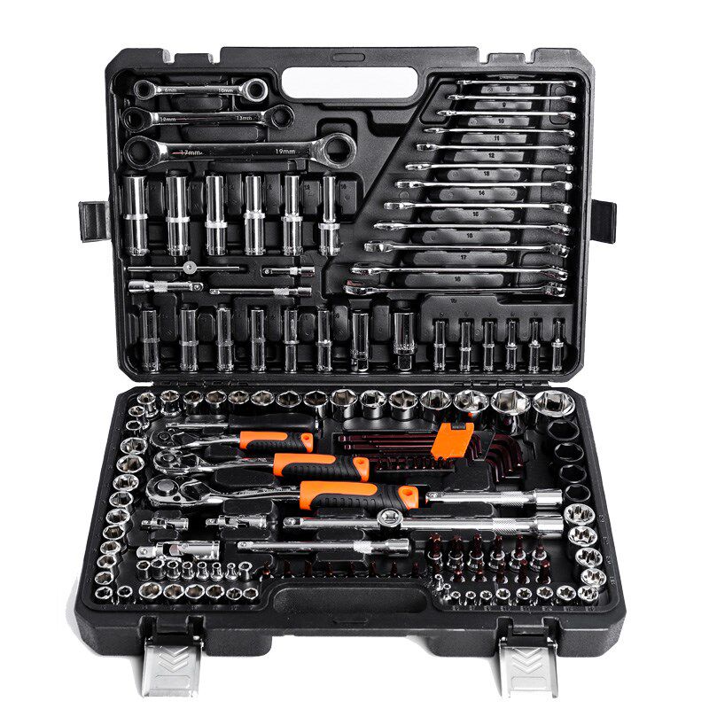 棘轮扳手套筒套装 德国进口_进口德国博世汽车修理维修工具箱套筒扳手