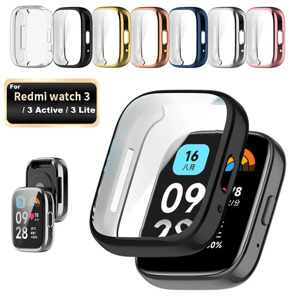 TPU Screen Protector Cover For Redmi Watch 4 Smart Watchband