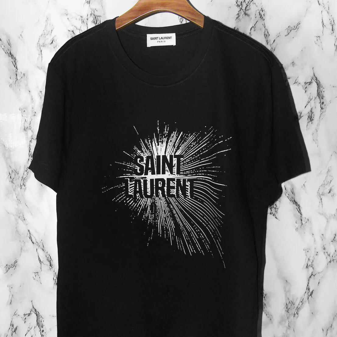 2022 slp 光芒印花slp圣罗短袖男女情侣款短t恤兰