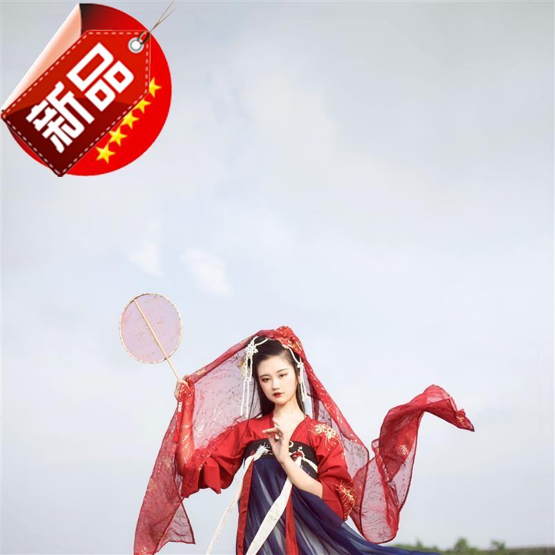 心魄齐胸齐腰汉服女红d色汉服彼岸花对襟襦裙大11袖舞台装民族服|ruв категории Женская одежда, костюм/национальная одежда/театр костюм, национальная одежда/этап погрузки - от Buy2taobao.com для оказания профессиональной услуги покупки агента Taobao