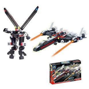 开智 益智拼装积木 儿童玩具变形机器人积木 黑旋风8保证正品_不打折