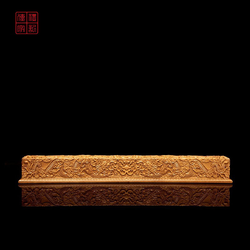 中式实木书画锦盒包装收纳书画盒卷轴盒国画收藏盒红木字画收纳盒