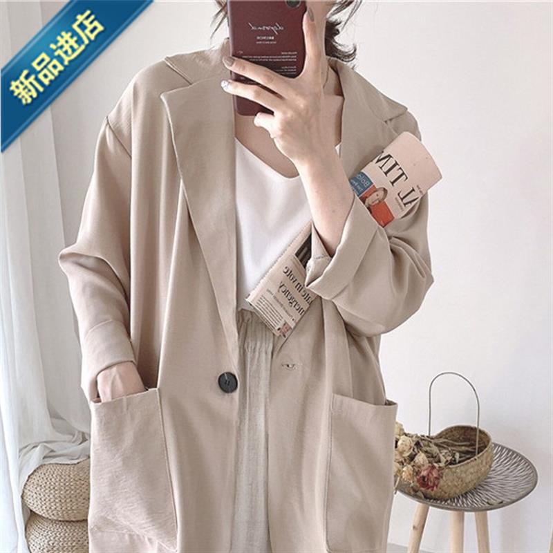 h春夏2020新款时尚气质薄款西装外套女生中长款休闲宽松小西服外在类目 模玩/动漫/周边/cos/桌游, Cosplay服饰/道具/服务, Cosplay女装中 - 来自Buy2taobao.com提供专业的淘宝代购服务
