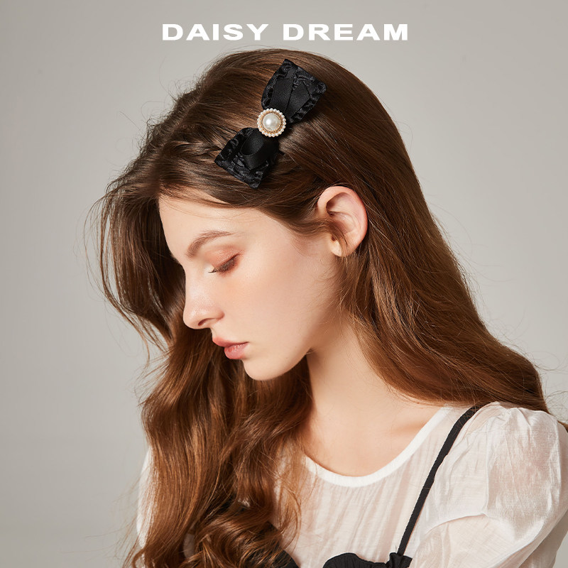 daisydream旗舰店的优惠券大全—珍珠发夹女简约侧边